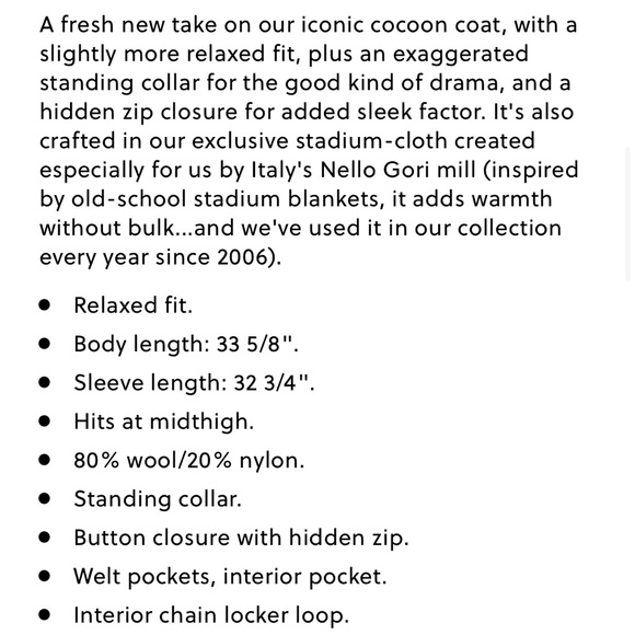 Villa coat in Italian stadium-cloth - Picture 4 of 8